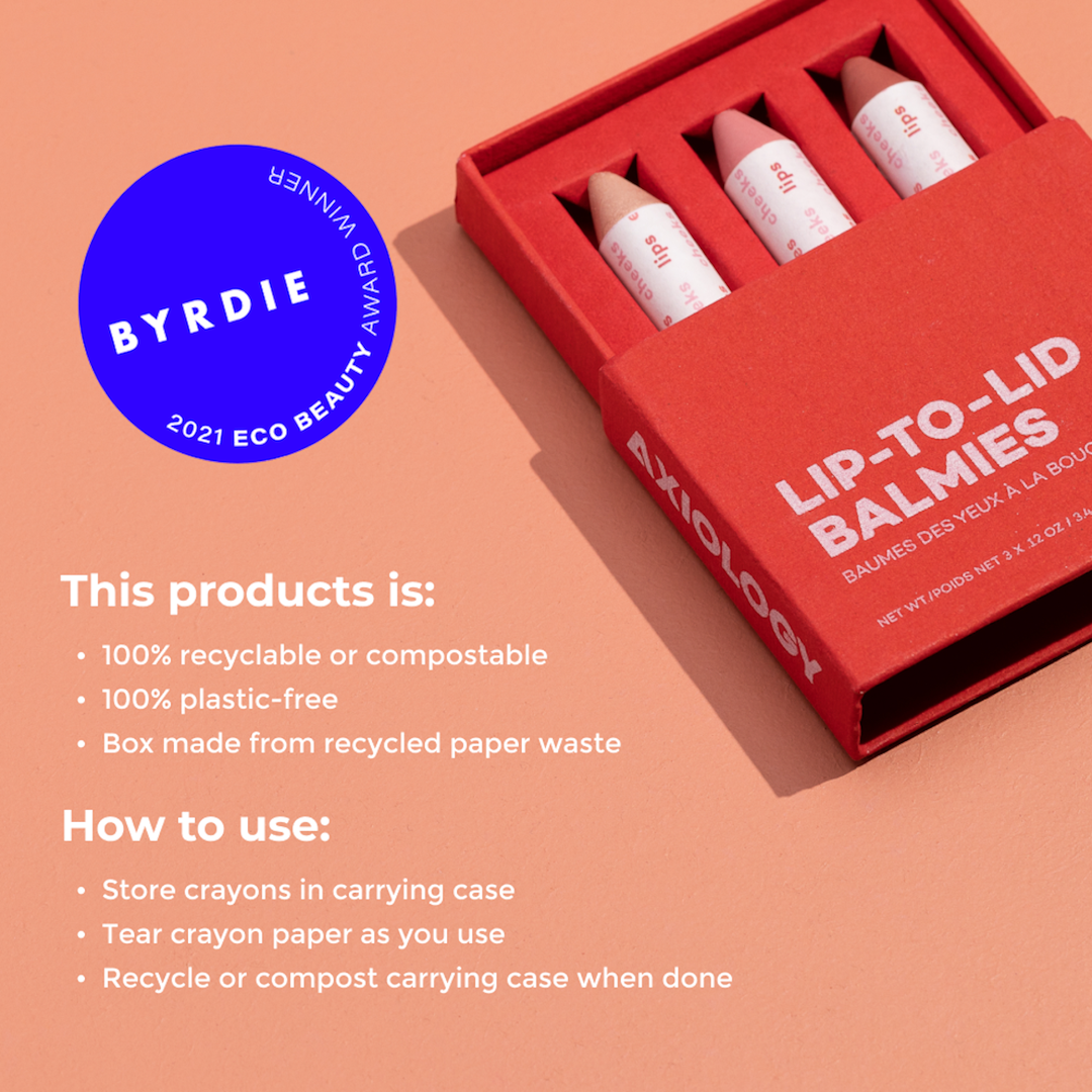 3-in-1 Balmie Makeup Crayon Trio Set