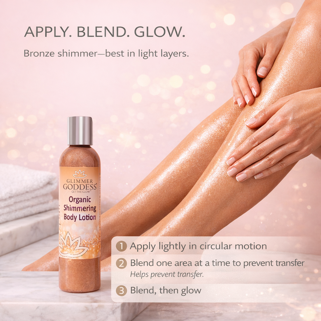 Organic Bronze Shimmer Body Lotion