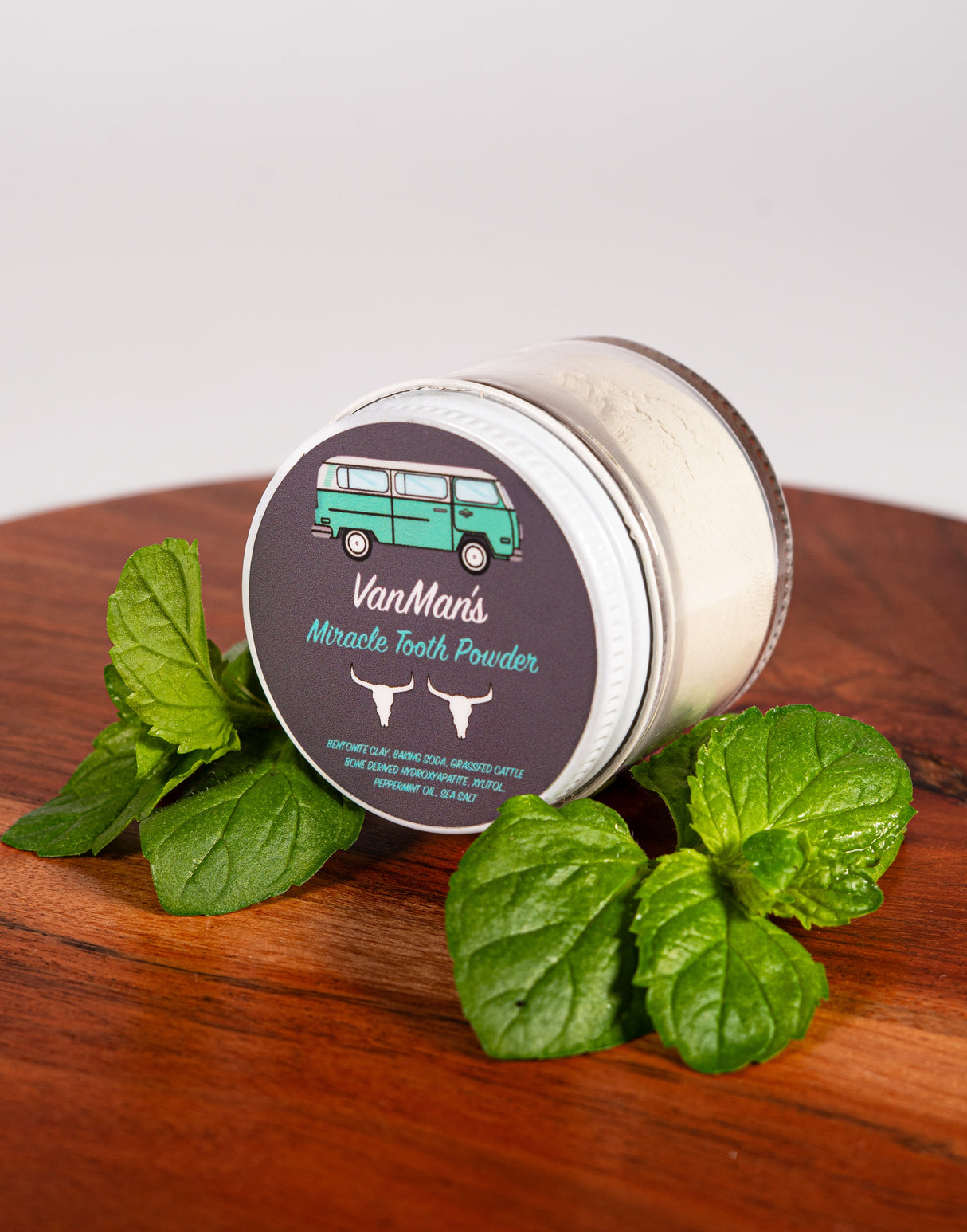 VanMan's Miracle Tooth Powder - Mint-Bone 2 oz