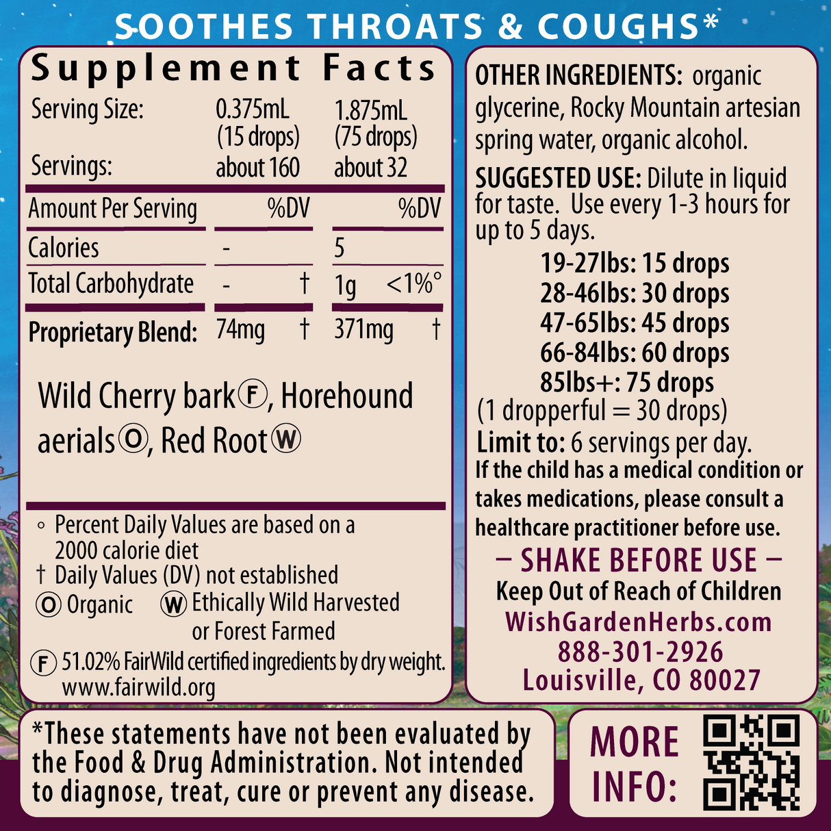 Kick-It Cough Soothing & Quieting For Kids
