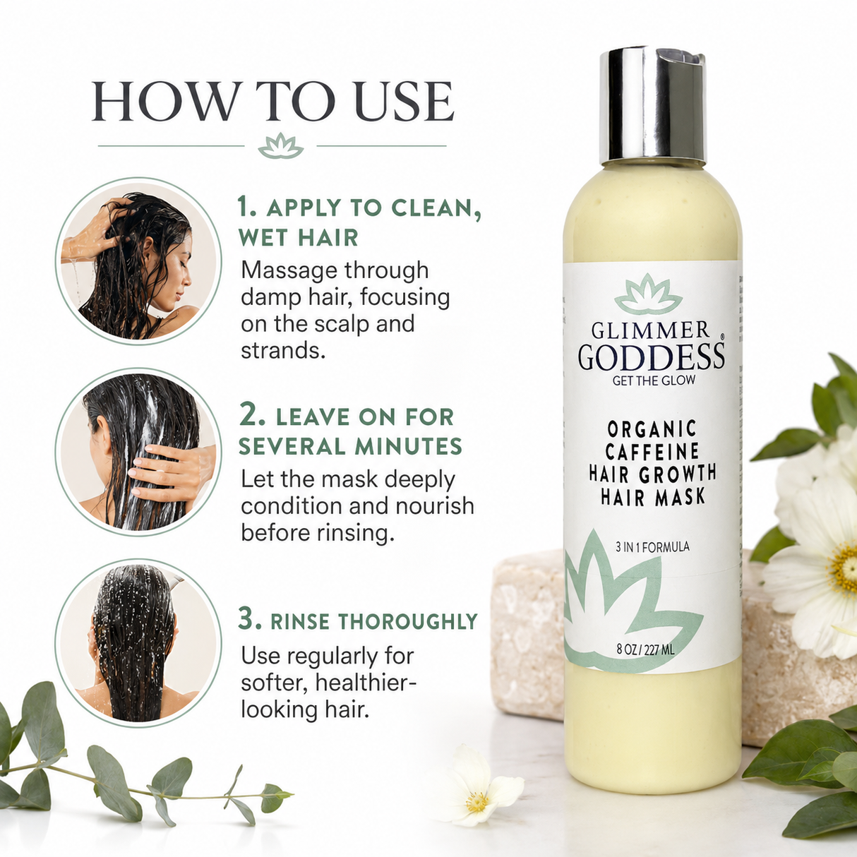 Organic Caffeine Hair Growth Mask