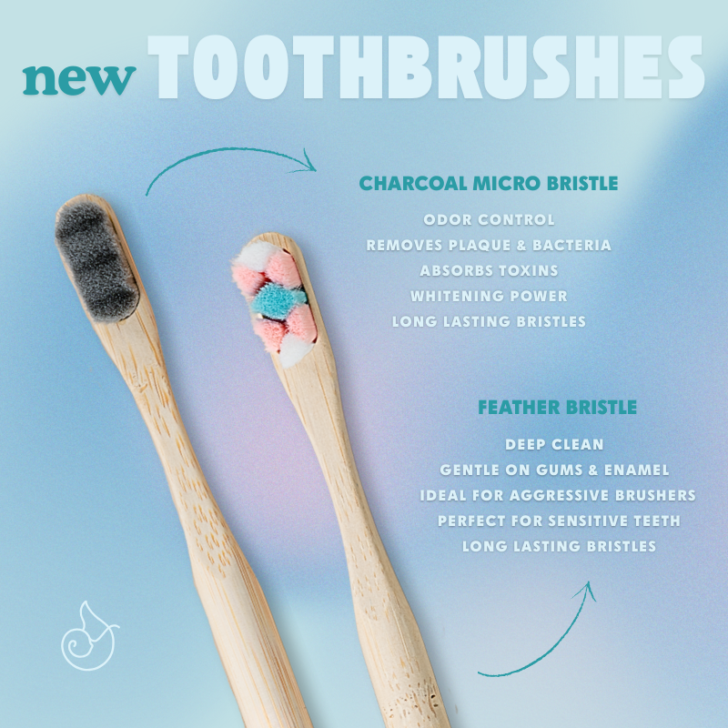Charcoal Micro Bristle Toothbrush