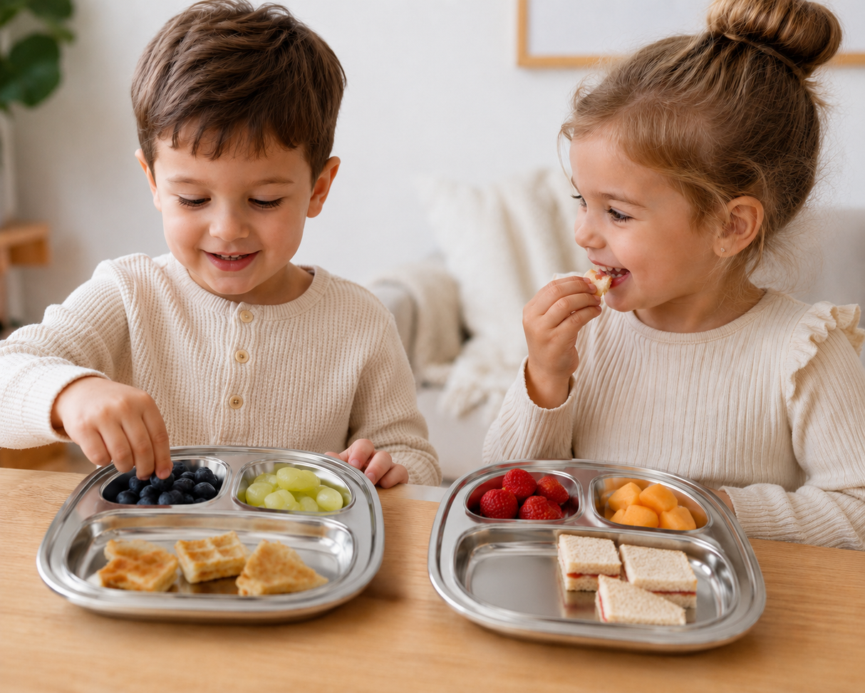 Trucks Stainless Steel Divided Plate Set (Two)