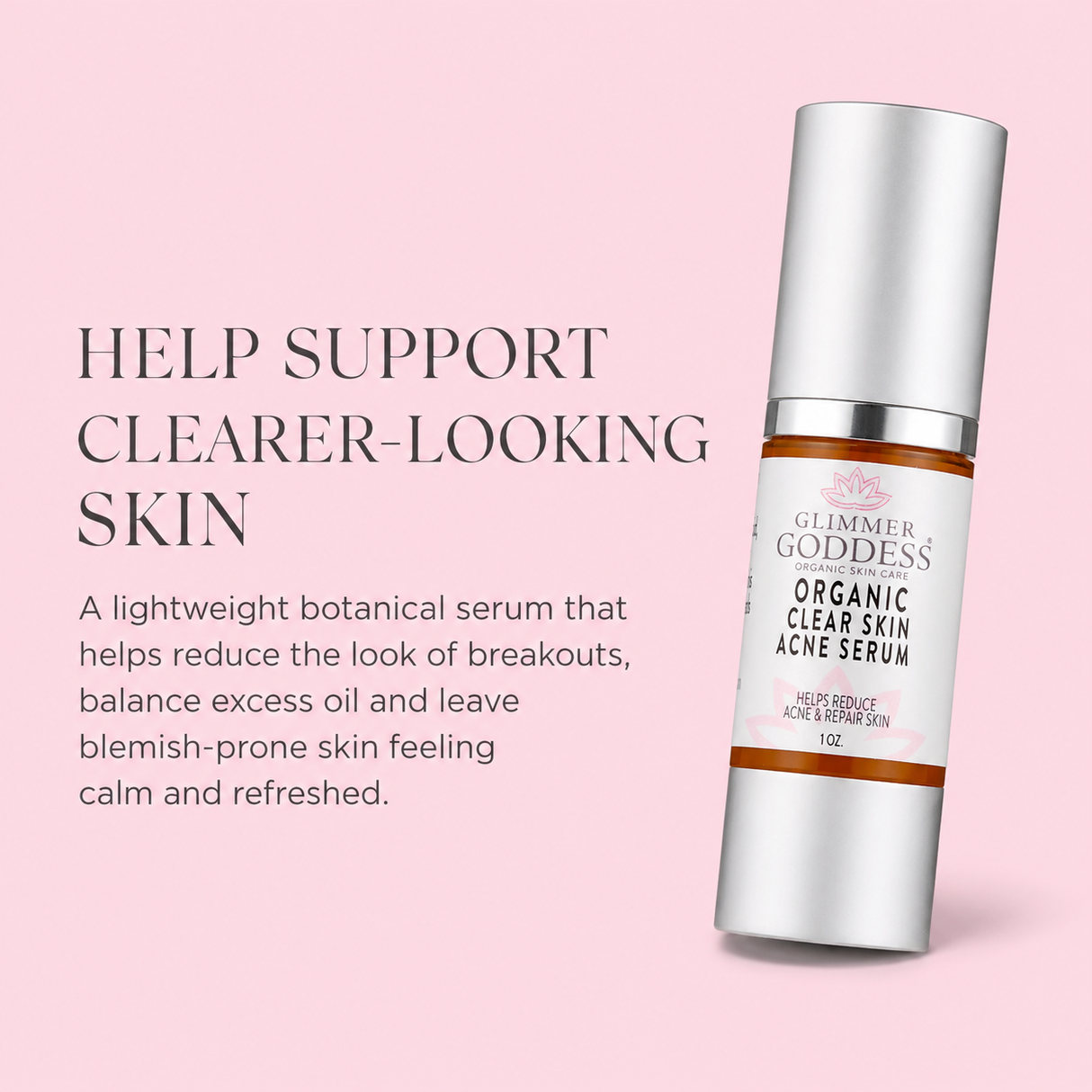 Organic Clear Skin Acne Serum - Oil Regulation Serum