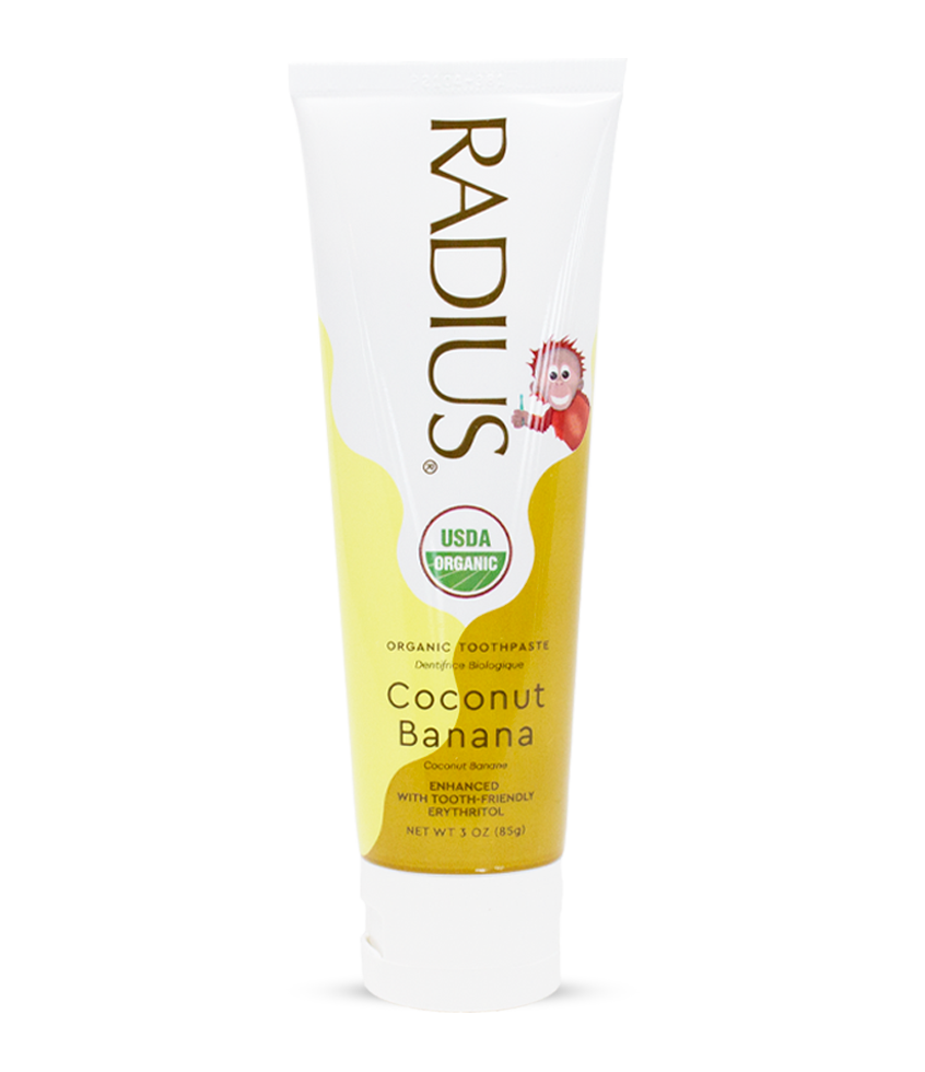 Kids USDA Organic Coconut Banana Toothpaste