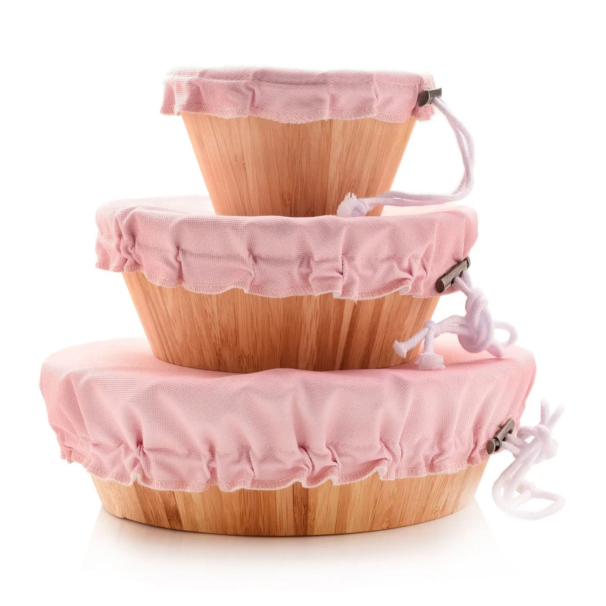 Re-Usable Covers, Set of 3 (Small, Med, Large) — Soft Pink