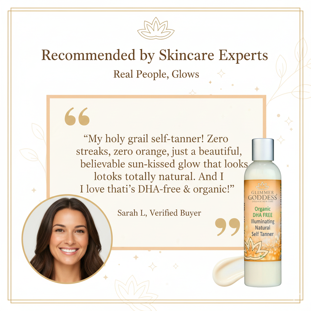Organic DHA FREE Self Tanner For A Sun-Kissed Glow