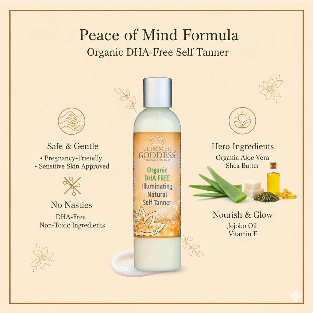 Organic DHA FREE Self Tanner For A Sun-Kissed Glow