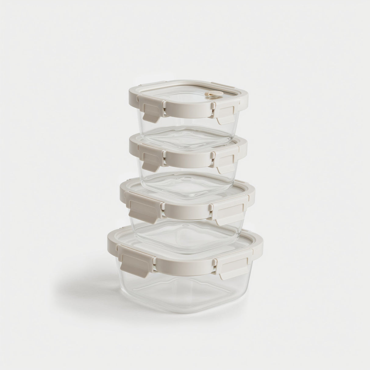 Square Glass Container Set