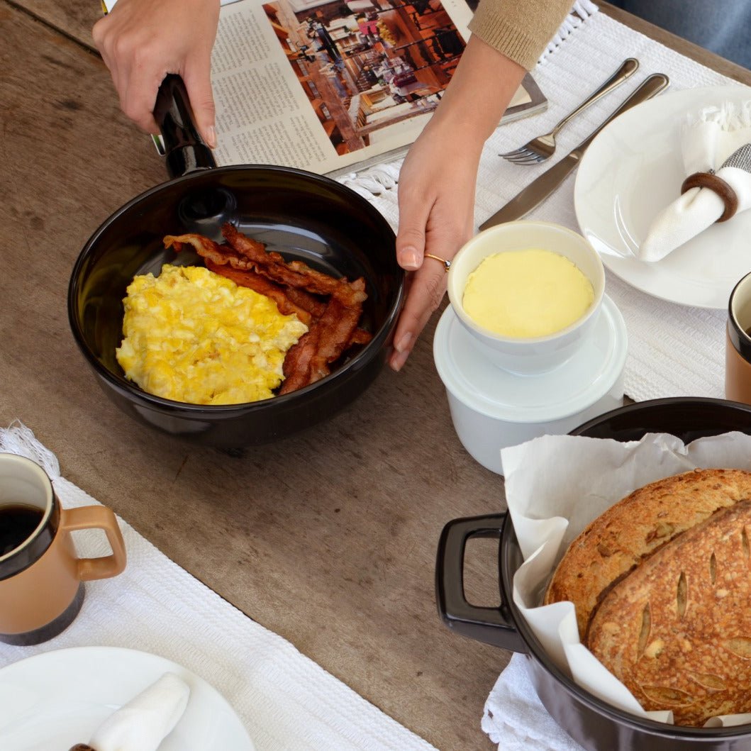 Duo 9 Piece Ceramic Cookware Set - Glass Lid