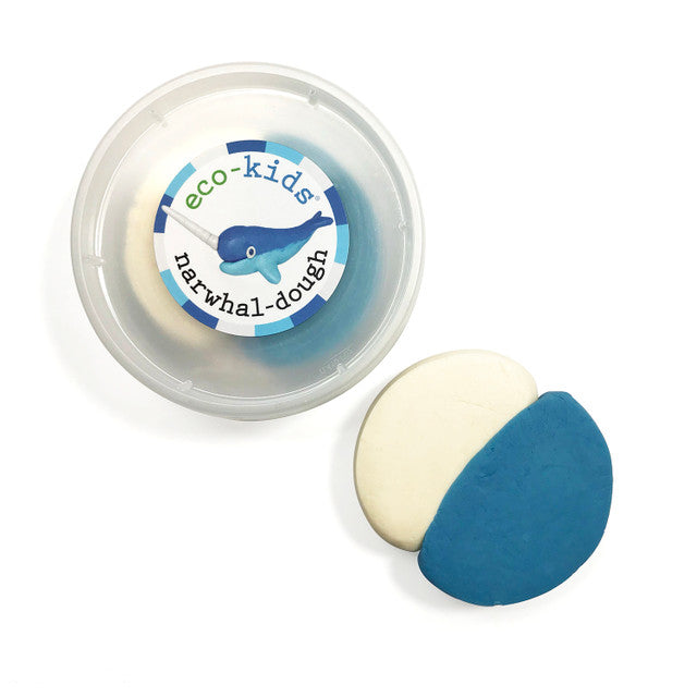 Eco-Dough Narwhal – 1/2 lb – Natural – Non‑Toxic