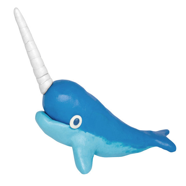 Eco-Dough Narwhal – 1/2 lb – Natural – Non‑Toxic