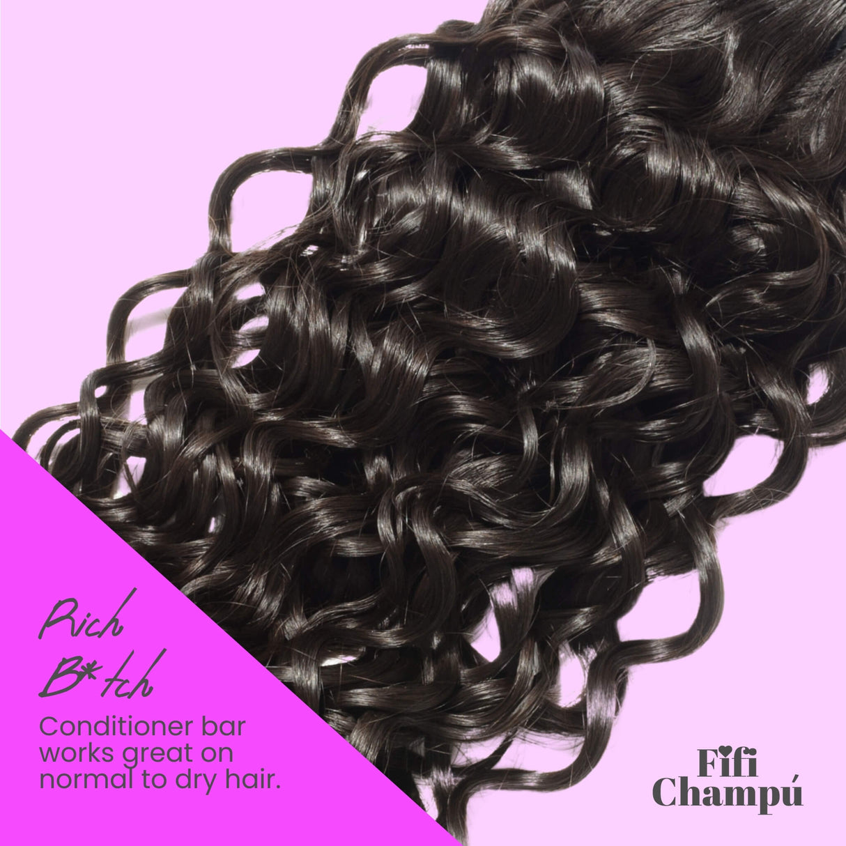 Rich B*tch Conditioner Bar: Luxuriously Nourishing for Dry, Thirsty Hair