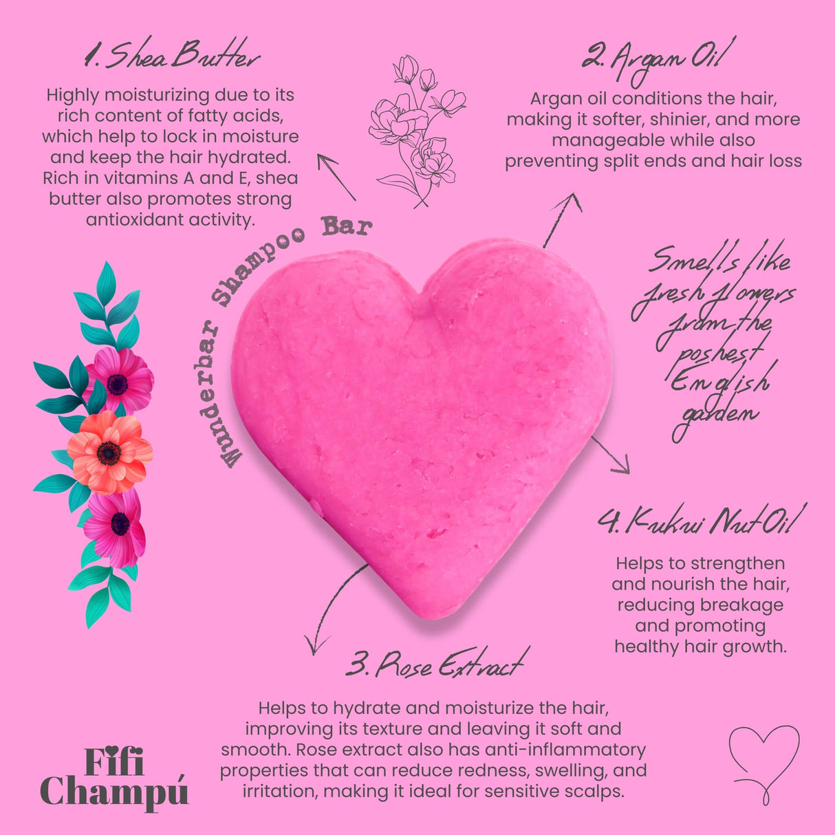 Wunderbar Shampoo Bar: Hydrating, Shine-Boosting Care for Fine to Normal Hair