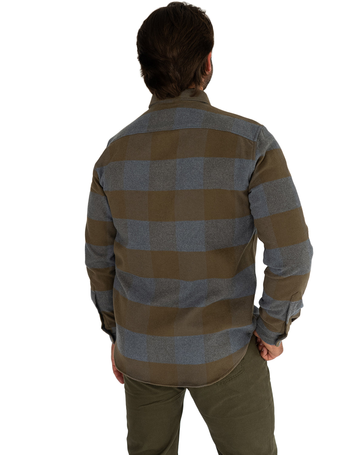 Field Grand Flannel, Caper Green