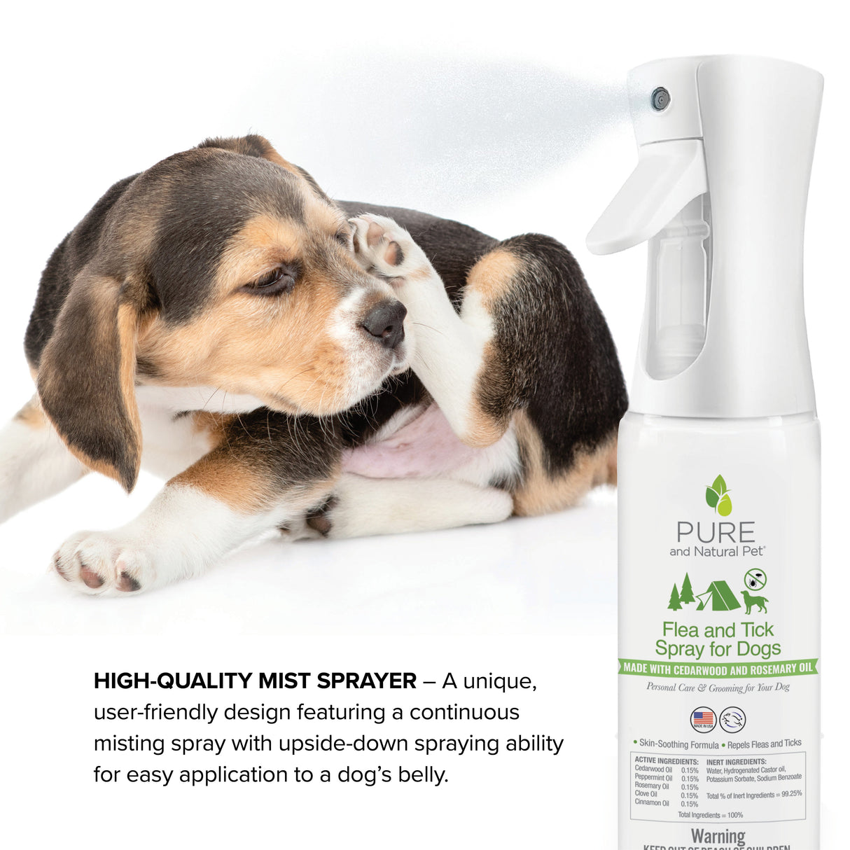 Flea and Tick Spray for Dogs