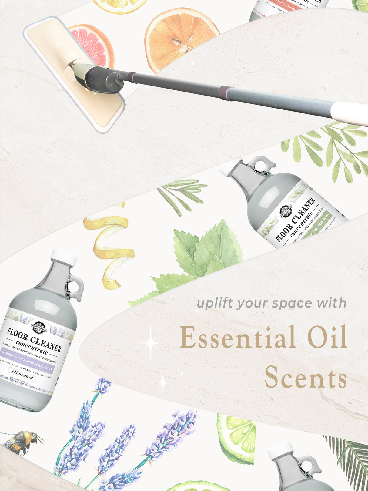 Floor Cleaner Concentrate | Bergamot & Cypress