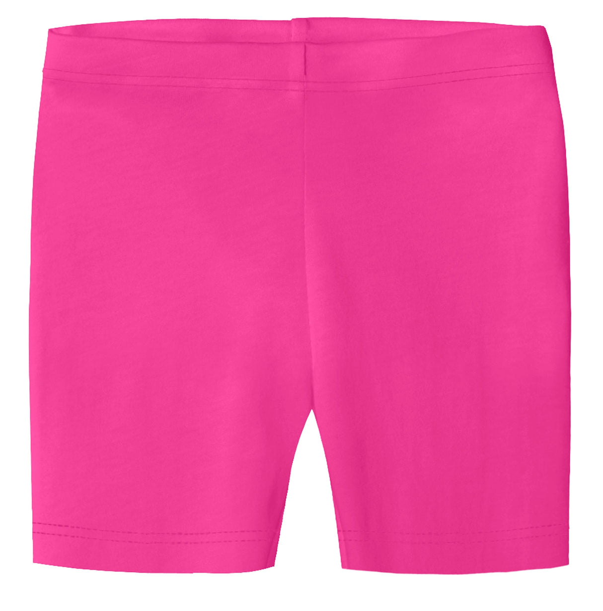 Girls Soft Organic Cotton Bike Shorts | Hot Pink