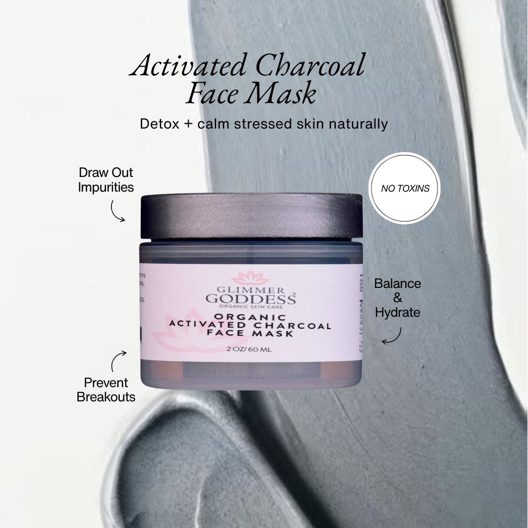 Organic Acne Face Mask - Activated Charcoal - Superior Detox & Purification