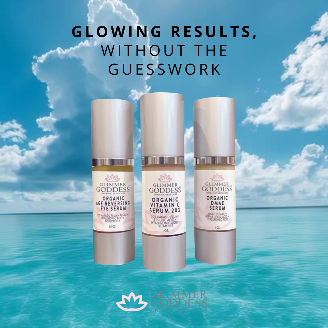 Organic Anti-Aging Trio Vitamin C + DMAE + Age Reversing Eye Serum