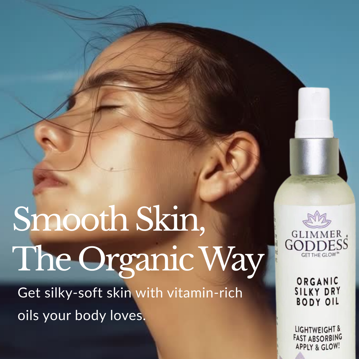 Organic Silky Dry Body Oil - 4 oz.