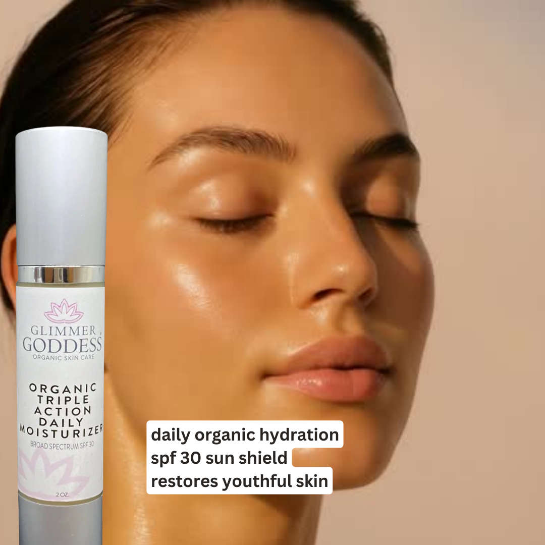 Triple Action Daily Organic Face Moisturizer