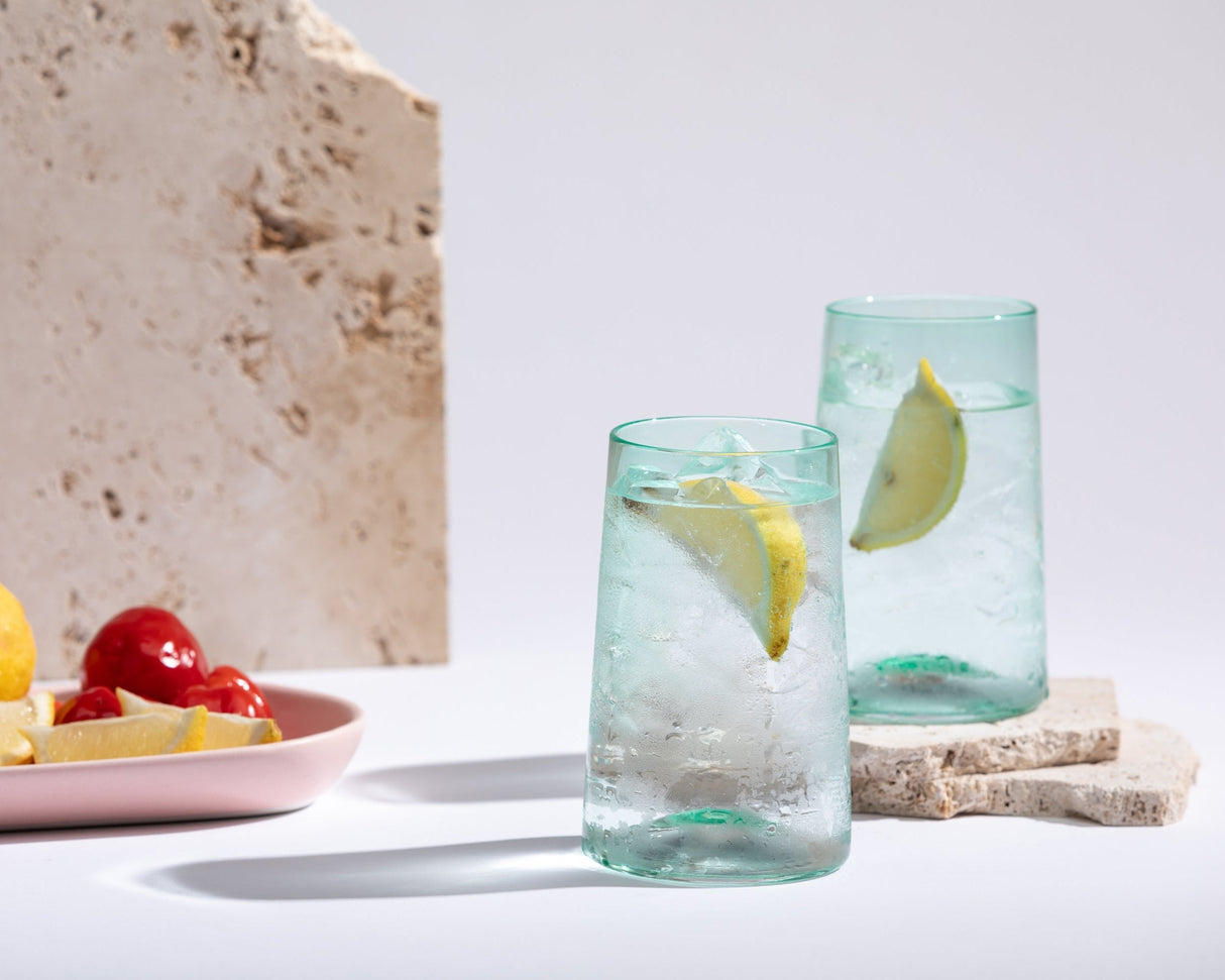 Hand Blown Highball Glasses