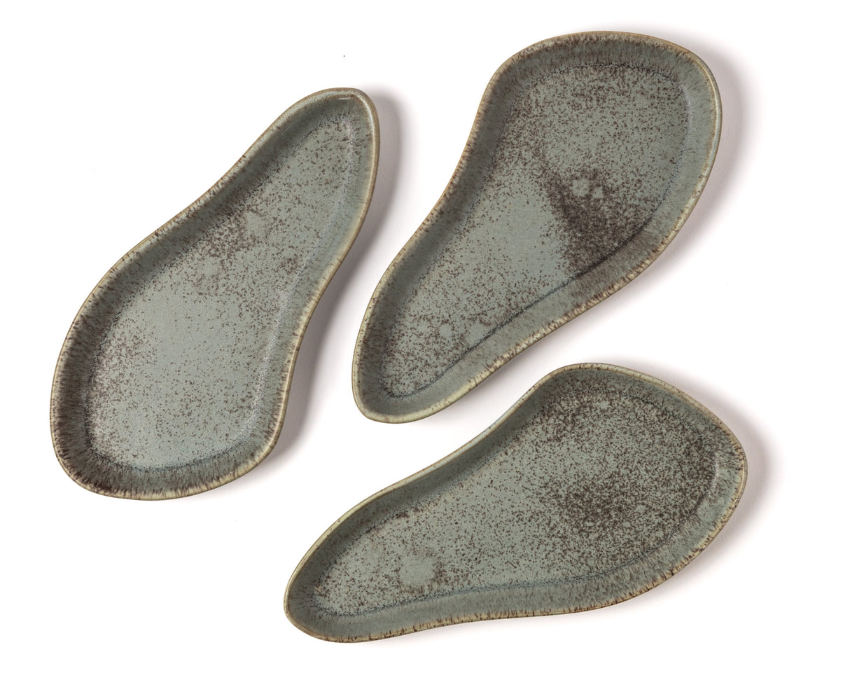 Riverstone Dessert Plates, Stacy London & Haand Collection