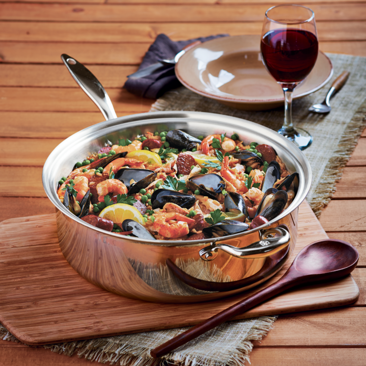 Titanium Series 8 Quart Family Sauté with Lid