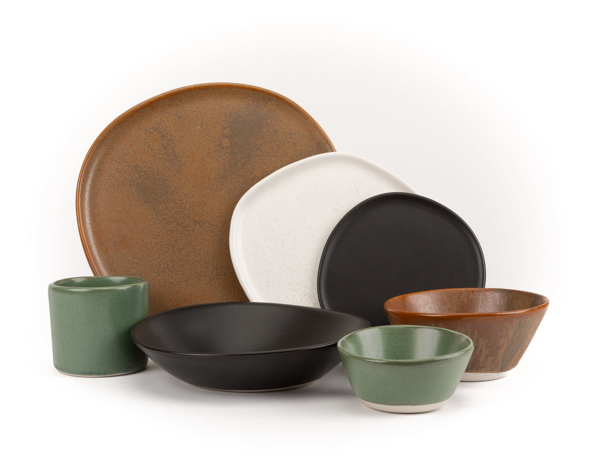 7 Piece Ripple Dinner Setting