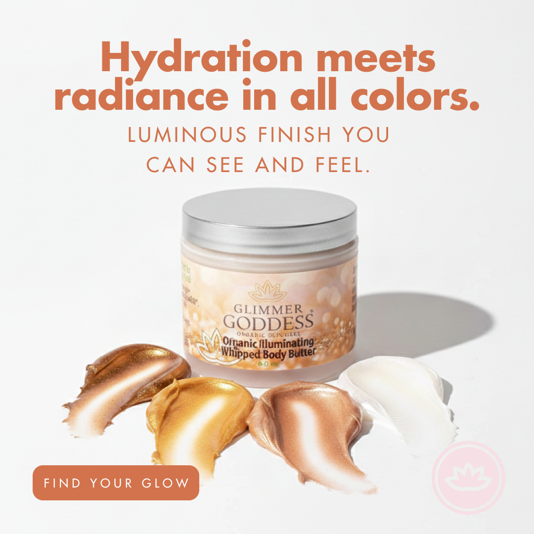 Organic Shimmering Body Butter Whipped To Perfection