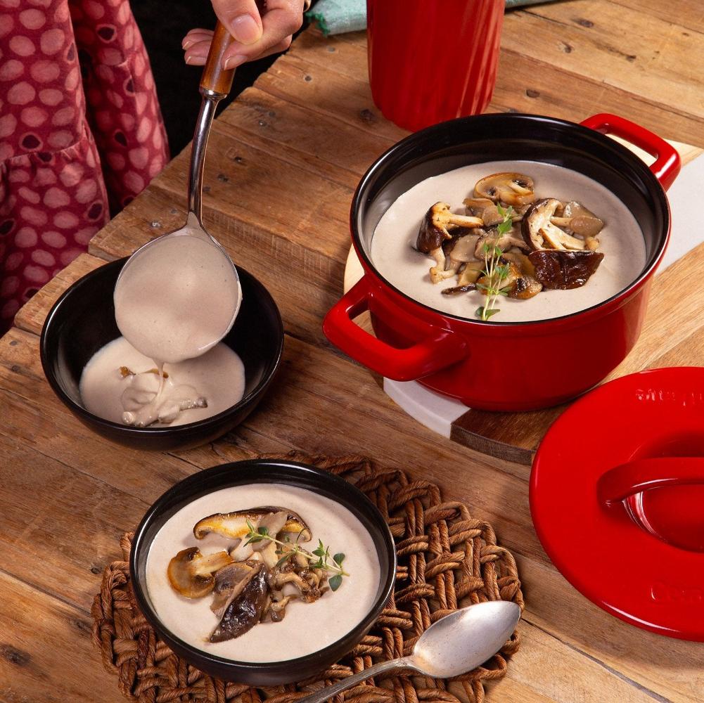 Duo 9 Piece Ceramic Cookware Set - Ceramic Lid