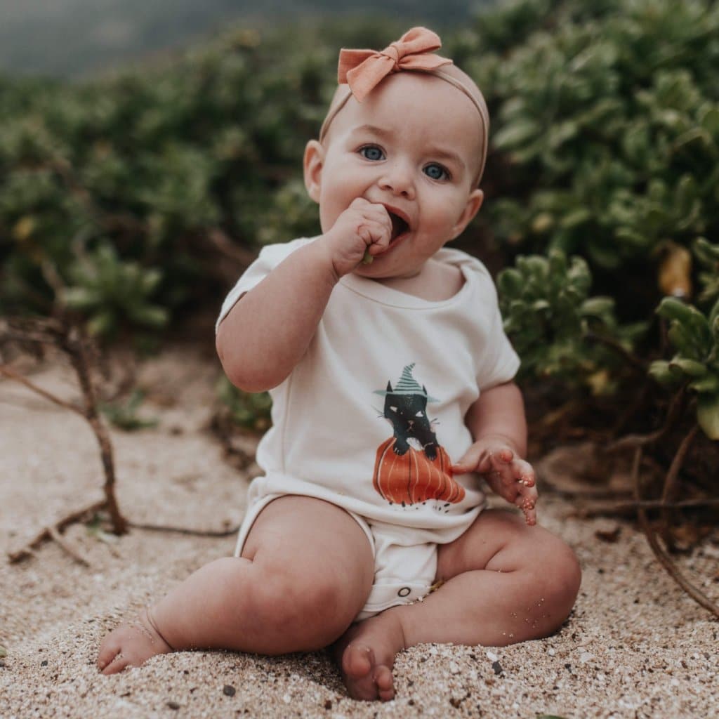 graphic bodysuit | my first halloween cat