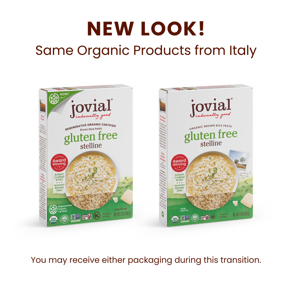 Organic Gluten Free Brown Rice Stelline