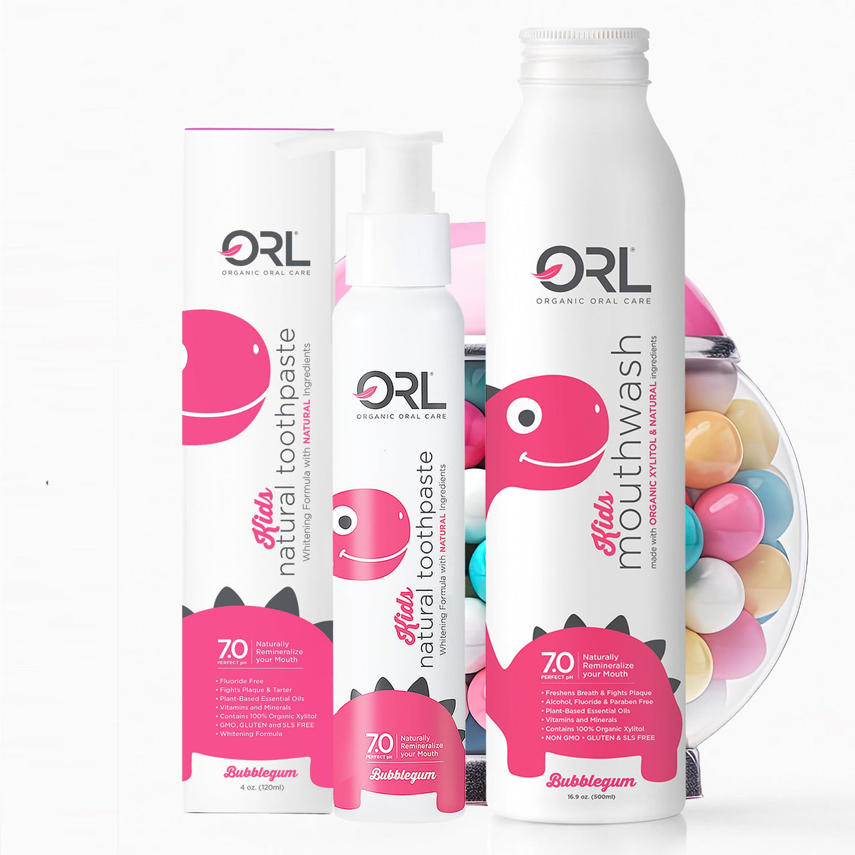 Kids Bundle - Bubblegum Toothpaste & Mouthwash