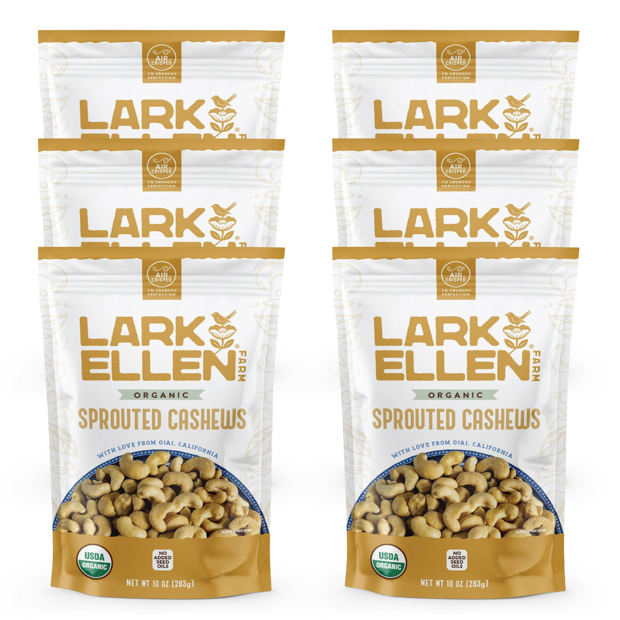 Cashews Unsalted, Sprouted Organic