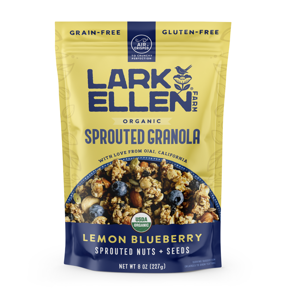 Lemon Blueberry Sprouted Granola