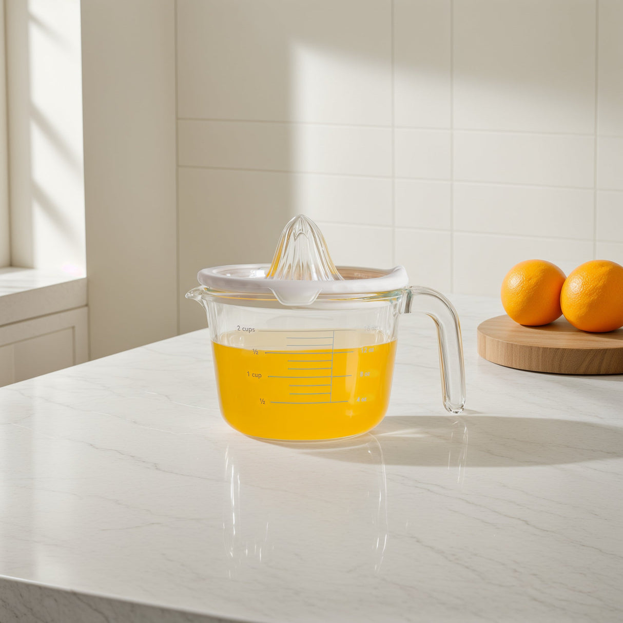Measuring Cup with Juicer