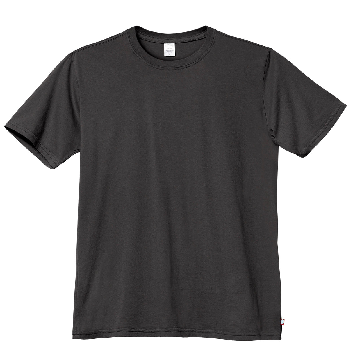 Men's Soft Organic Cotton Short Sleeve Crew Tee | Charcoal