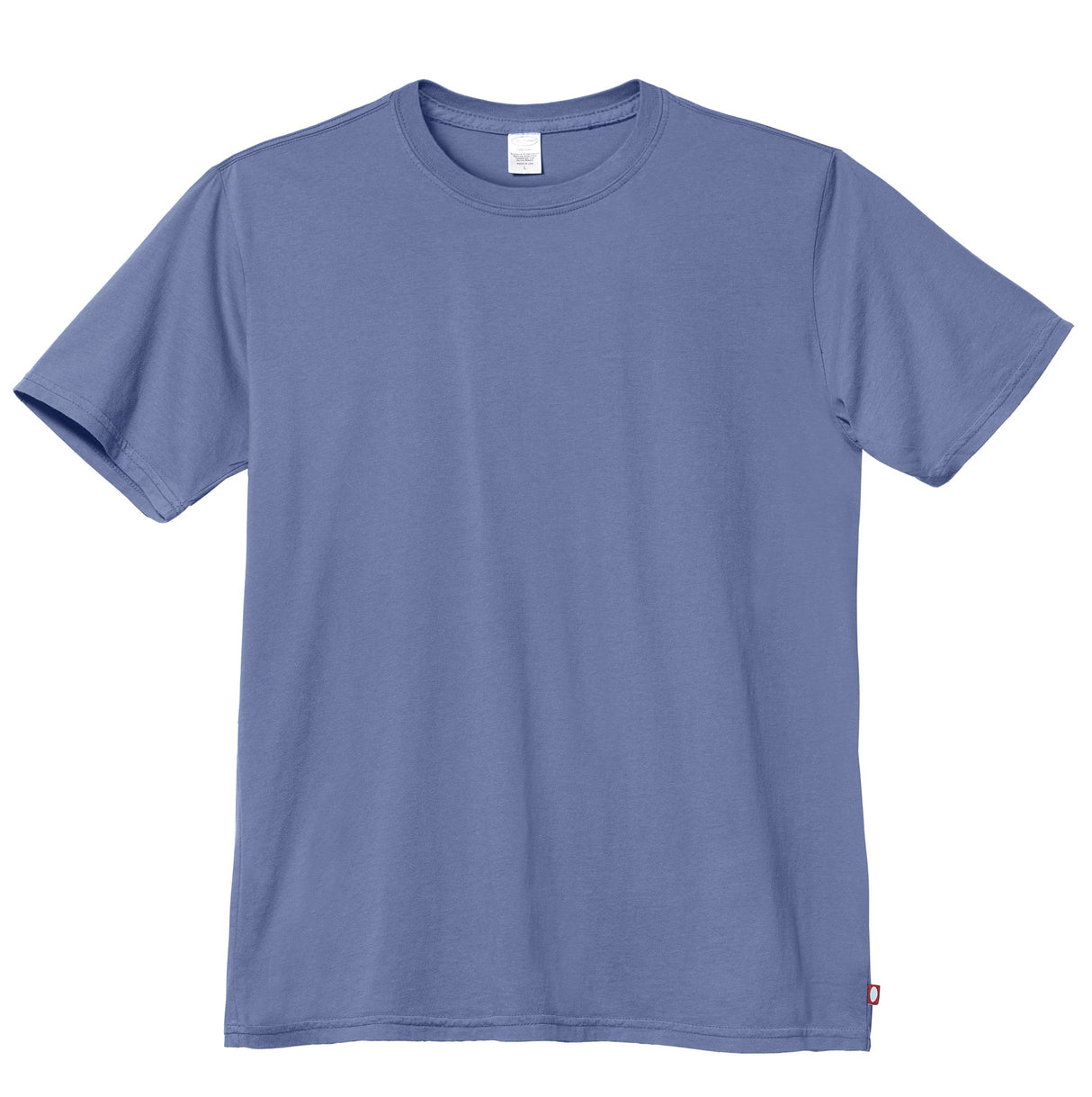 Men's Soft Organic Cotton Short Sleeve Crew Tee | Denim Blue