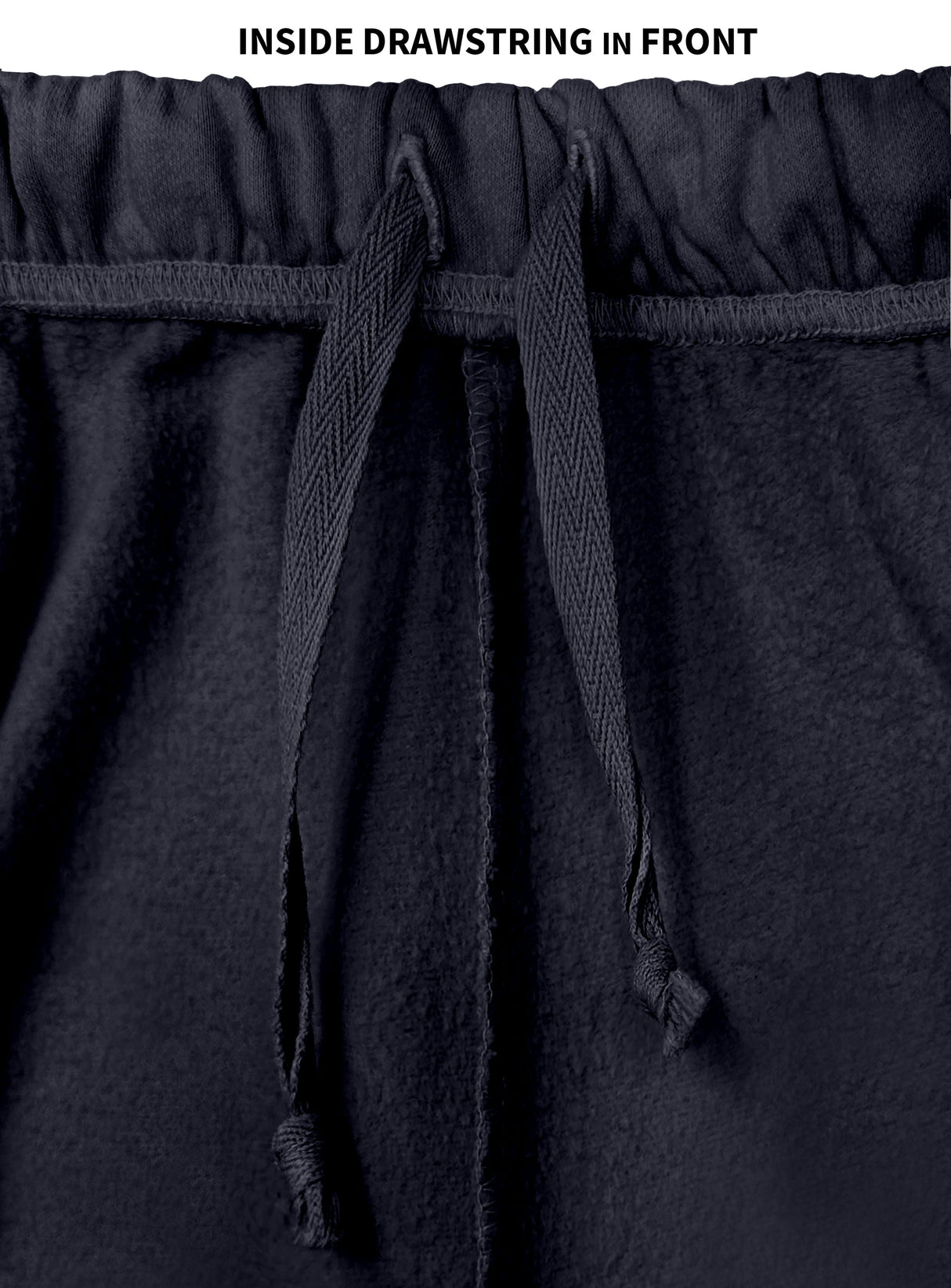 The Softest Men's 100% Cotton Fleece Athletic Short | Dark Navy