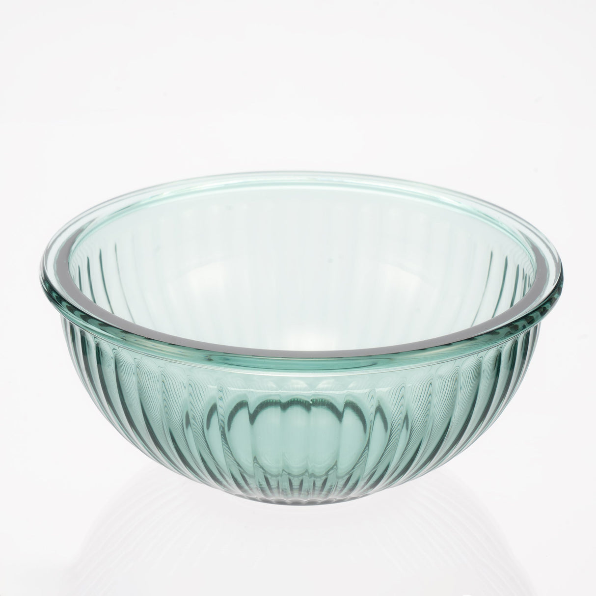 Borosilicate Glass Mixing Bowl Set- Diamond Blue (W/ Handle)