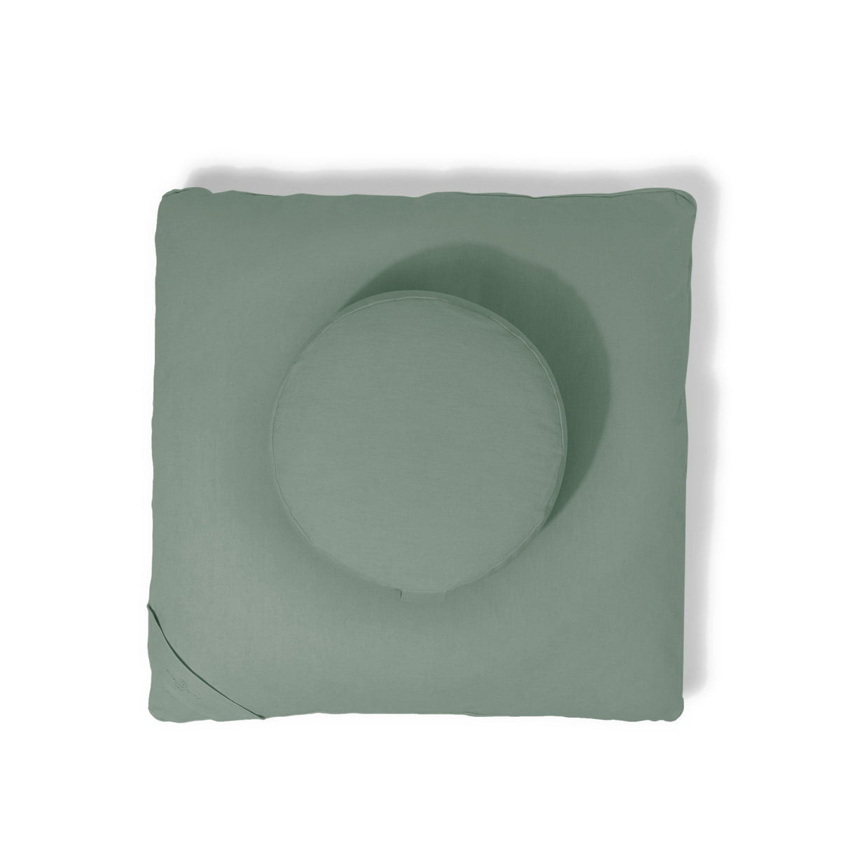 Organic Meditation Cushion Set - seafoam
