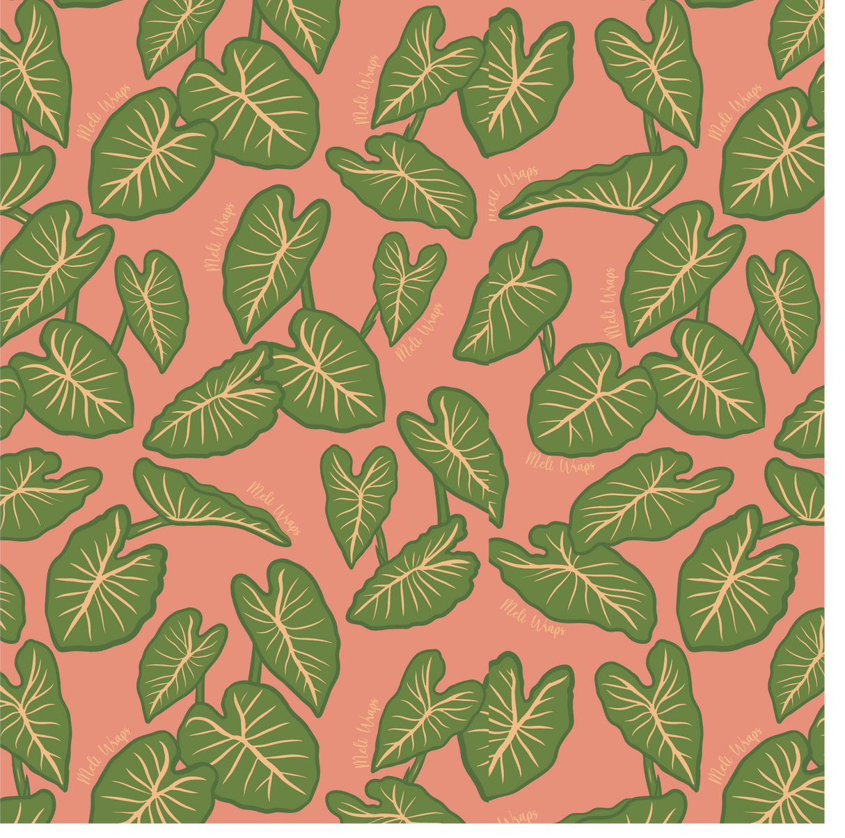 Beeswax Wrap Bulk Roll - Kalo Print