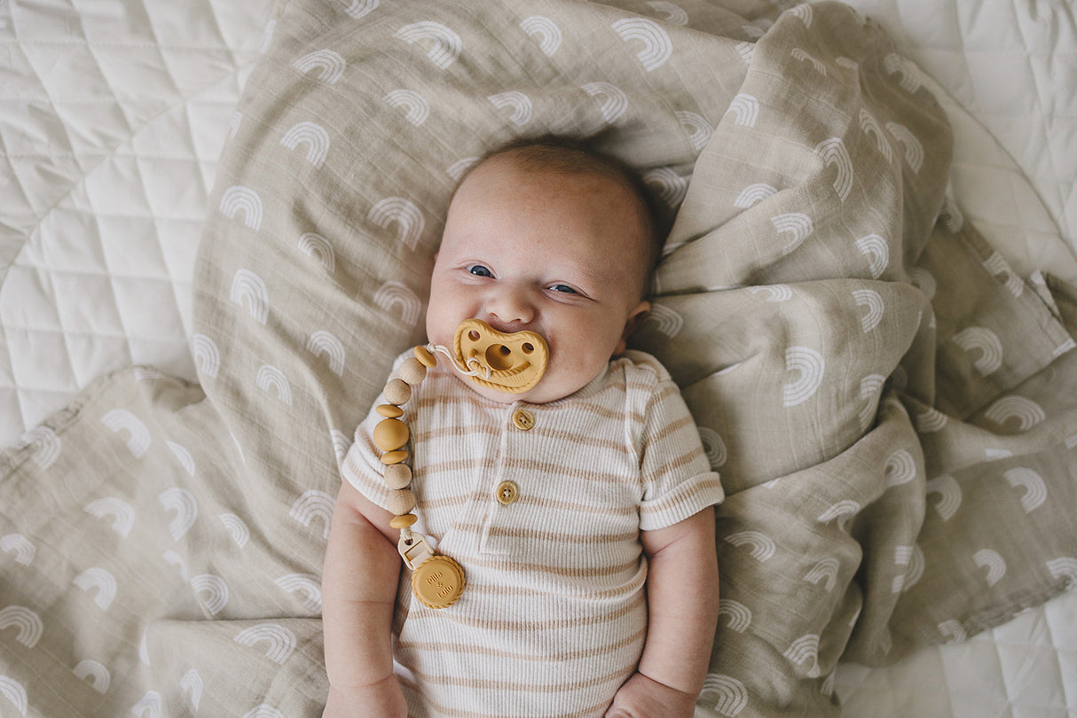 Round Shape Silicone Pacifiers (Set of 2)
