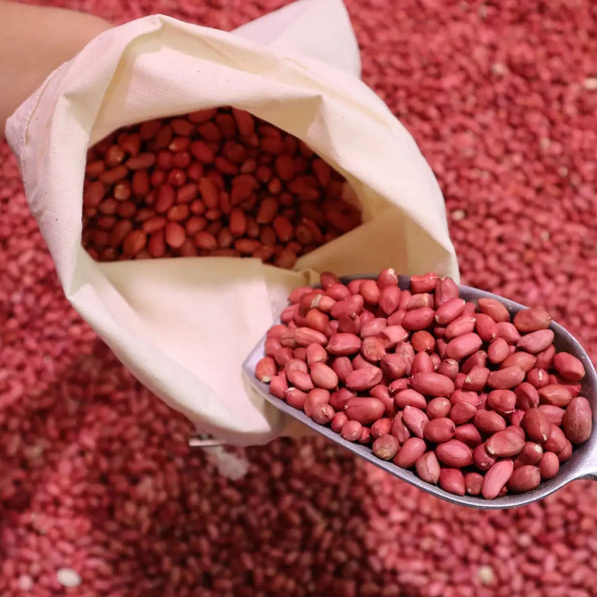 Set of 3 Organic Cotton Muslin Produce Bags