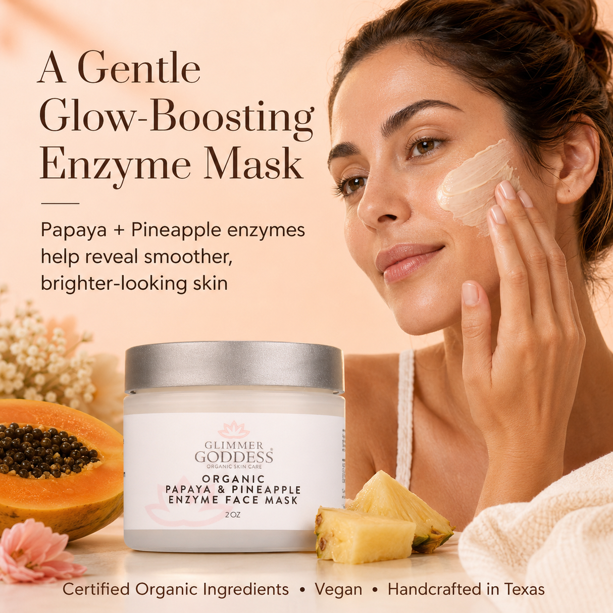 Organic Papaya and Pineapple Enzyme Face Mask