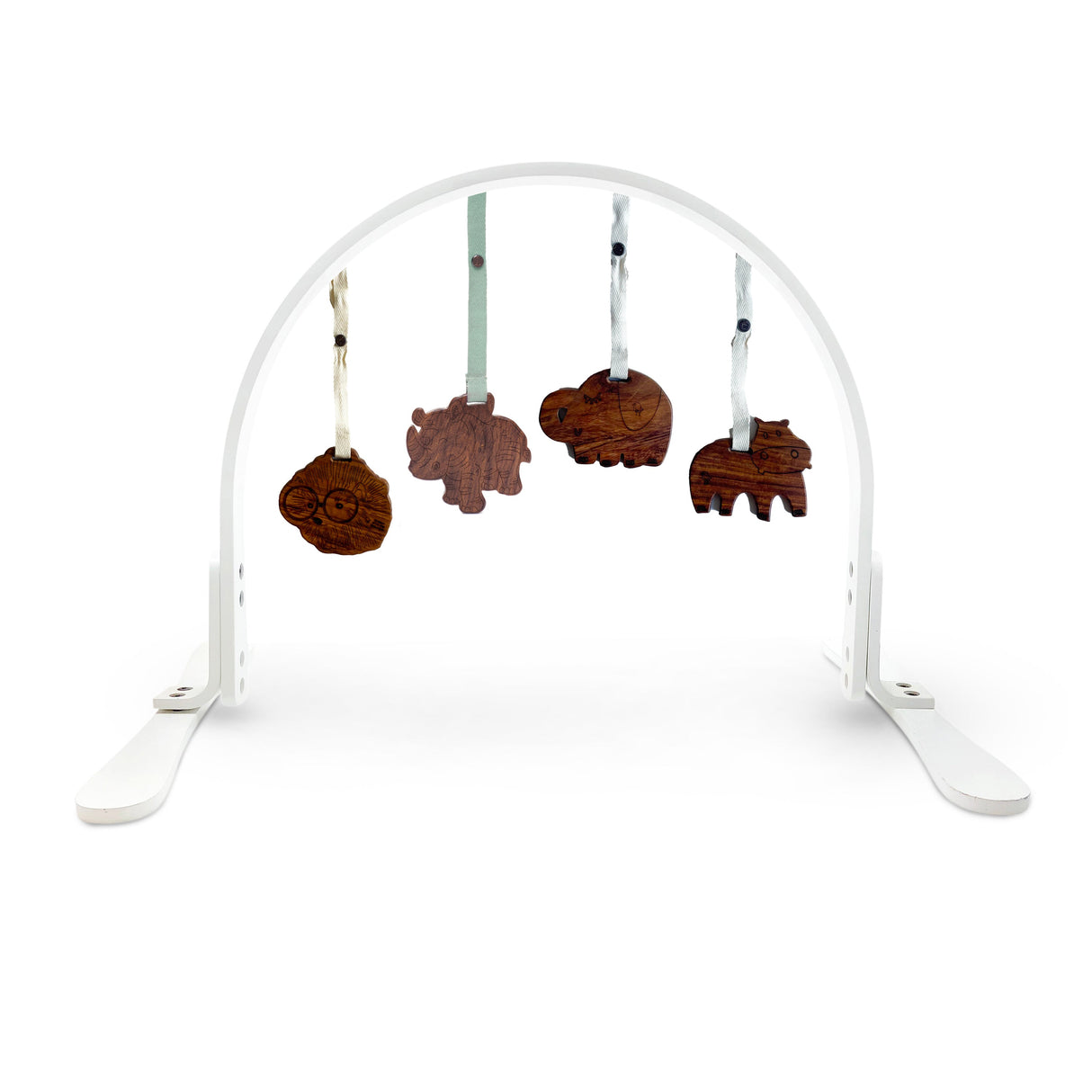 play gym | all wood - white jungle