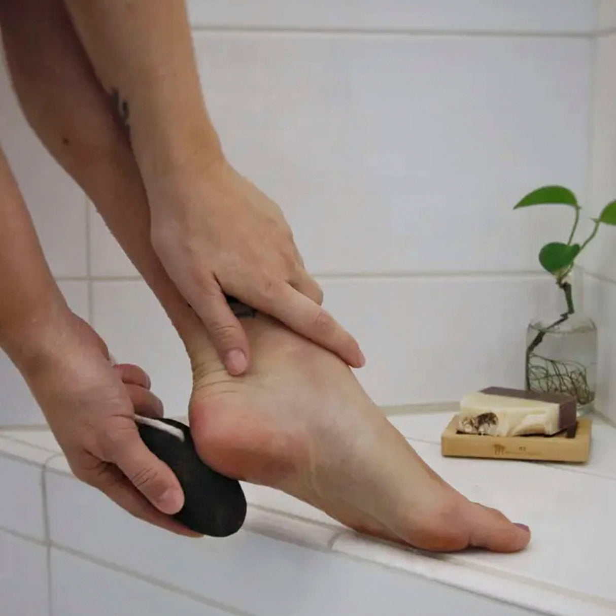 Lava Pumice Stone with Cotton Hanging Loop