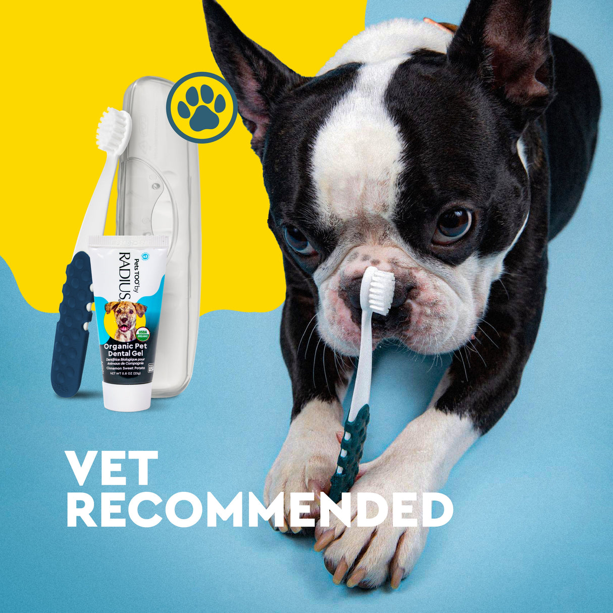 Organic Canine Dental Kit with FREE Critter Case